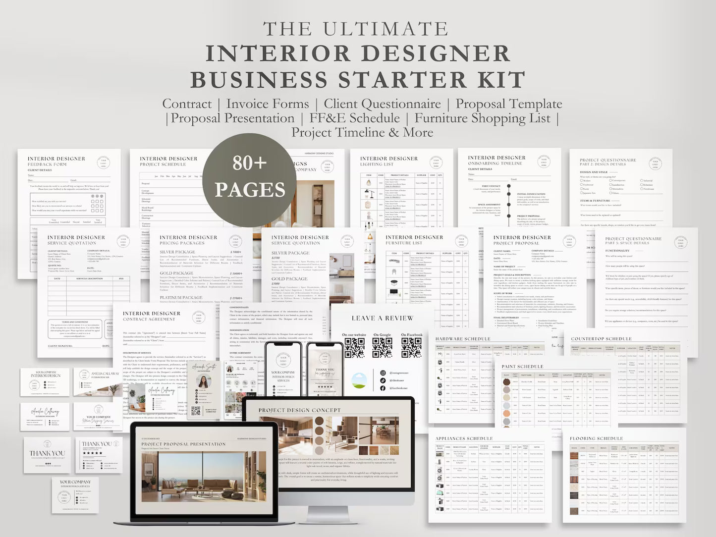 The Ultimate Interior Design Business Studio Bundle