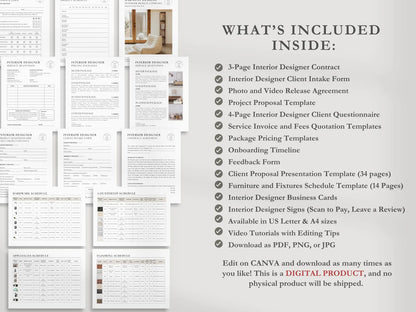 The Ultimate Interior Design Business Studio Bundle