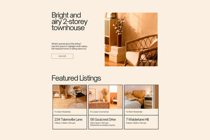 Showit Website Template For Interior Designers