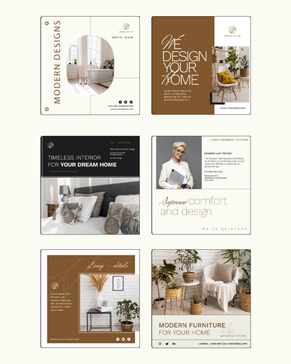 Instagram Templates for Interior Designers & Architects
