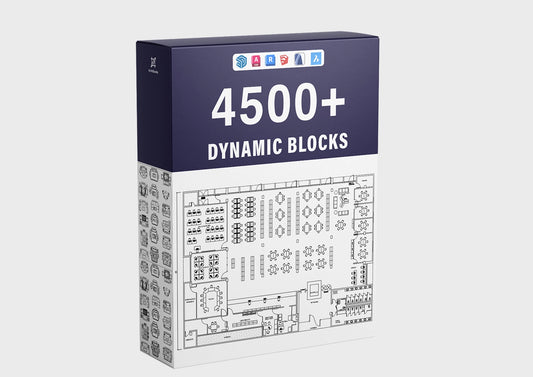 4500+ DWG Blocks | Ultimate Bundle