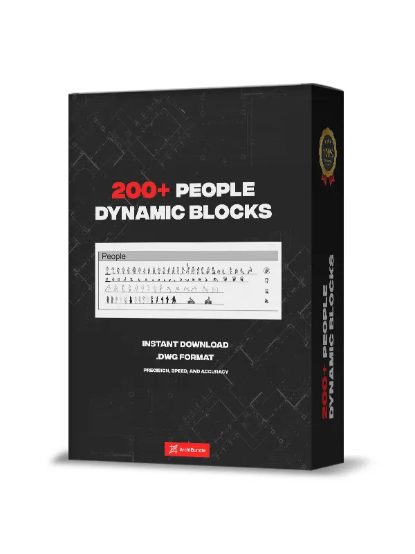 200+ PEOPLE AUTOCAD DYNAMIC BLOCKS