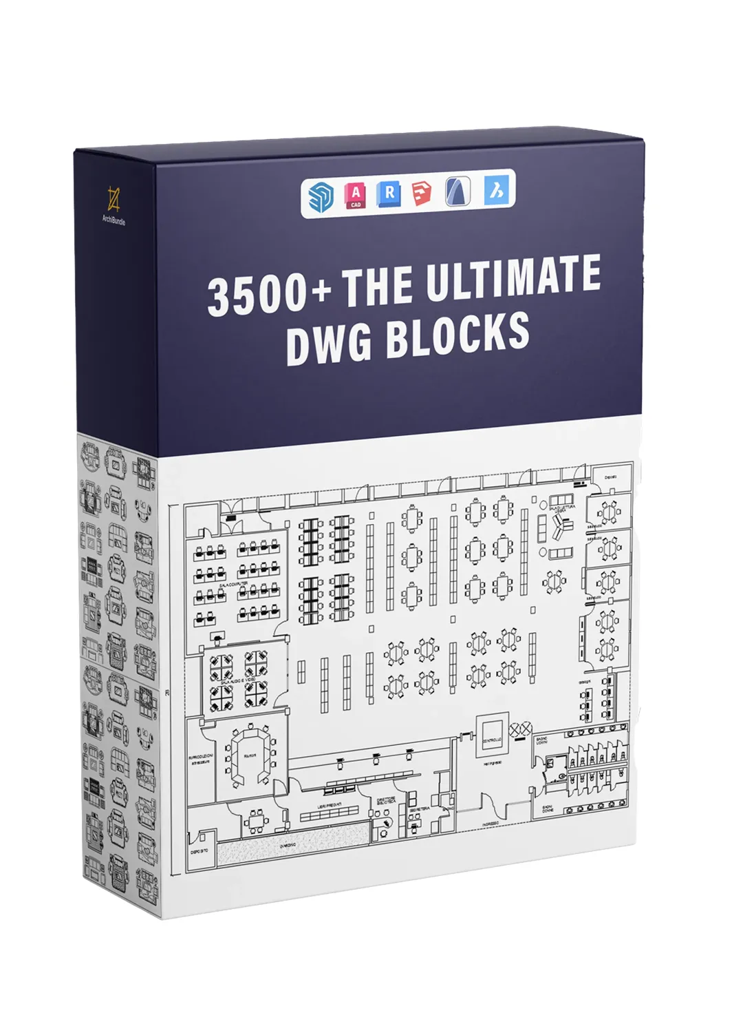 4500 DWG Blocks + 3 Bonuses